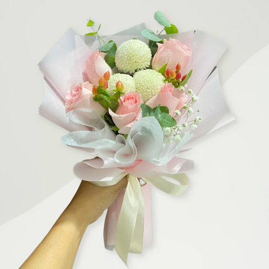 Gio flowers bouquet Bow dan Bunga